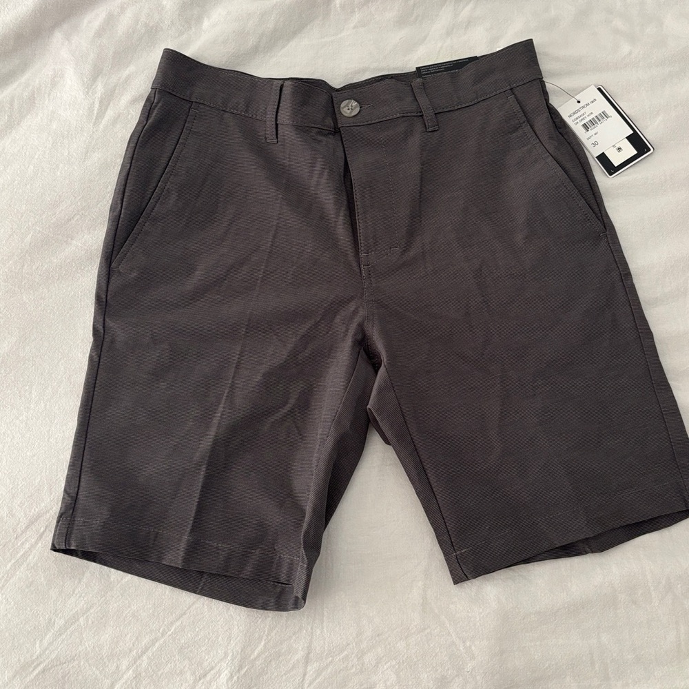 Callaway Men's Charcoal Flat Front Shorts